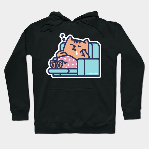 Chill Cat Hoodie by meowproject